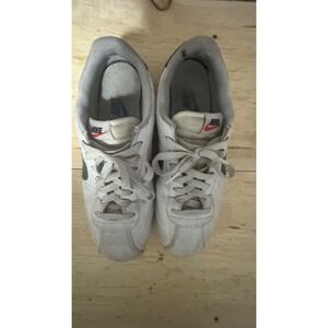 Nike Cortez Mens Size 9 White Black Light Photo Blue Sneakers Ultimate Dad Shoes